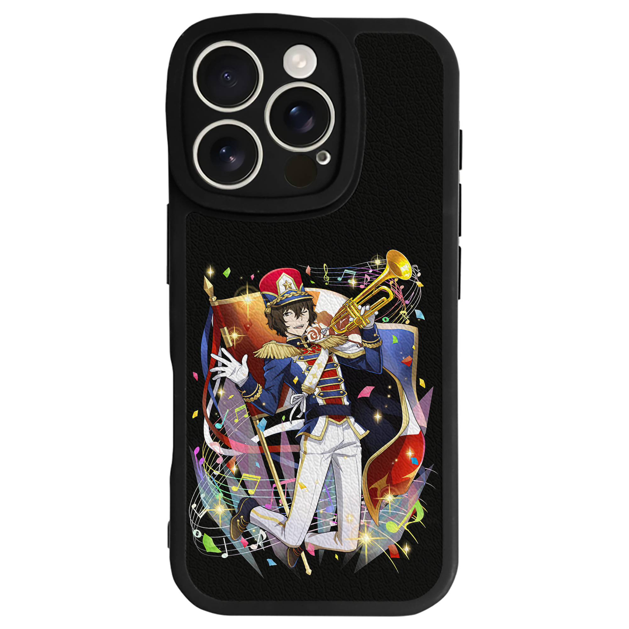 （画像用） 文豪ストレイドッグス Bungo Stray Dogs 【iPhone 16シリーズ対応】シリコンスマホケース（レザー調） 材質：シリコン